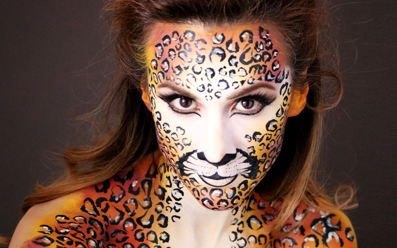 Maquillage facepainting adulte - body painting - Art et Glamour